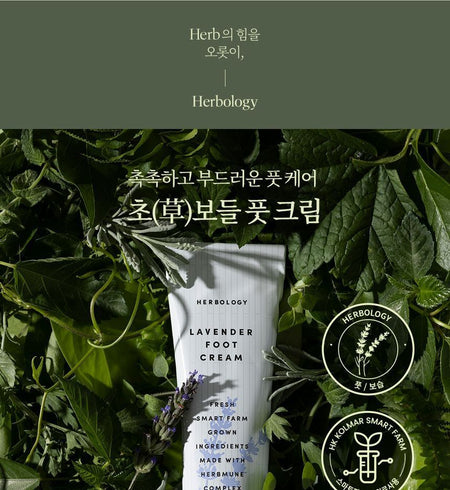 NATURE REPUBLIC - Herbology Lavender Foot Cream, 70ml, 180 g, 8806173483136