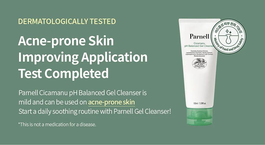 Parnell - Cicamanu pH Balanced Gel Cleanser, 100ml, 136 g, 8809704071635