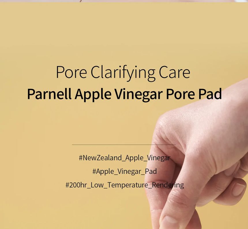 Parnell - Apple Vinegar Pore Pad, 60 pads, 307 g, 8809704072168