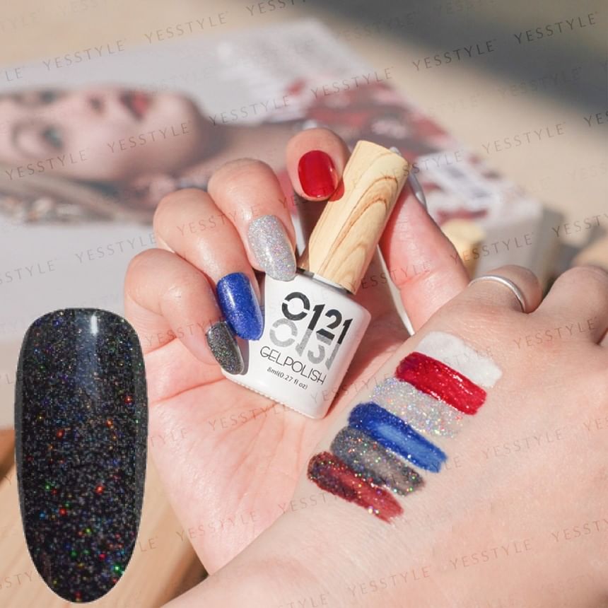 Cosplus - 0121 Nail Gel Polish Gorgeous Collection 729 Black, 8ml, 70 g, 4713233392120