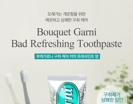 BOUQUET GARNI - Bad Refreshing Toothpaste Fresh Mint Set, 3 pcs, 600 g, 8809851341087