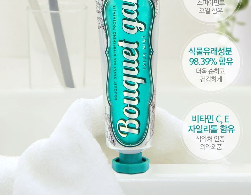 BOUQUET GARNI - Bad Refreshing Toothpaste Fresh Mint Set, 3 pcs, 600 g, 8809851341087