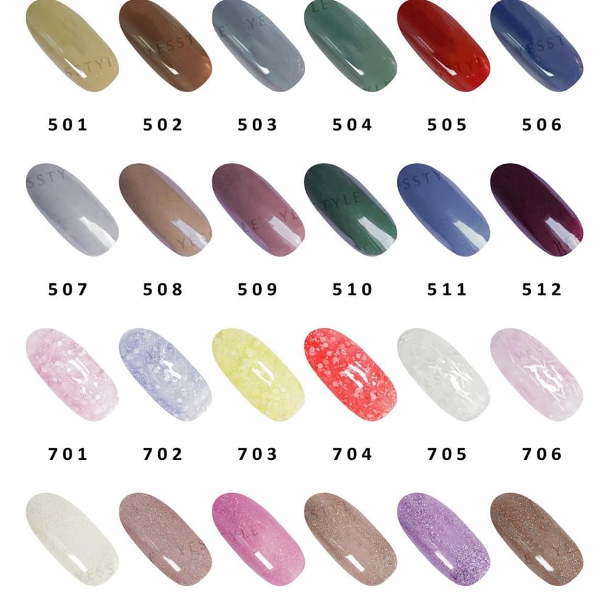 Cosplus - 0121 Nail Gel Polish Louvre Collection 721 Black, 8ml, 44 g, 4713233392045