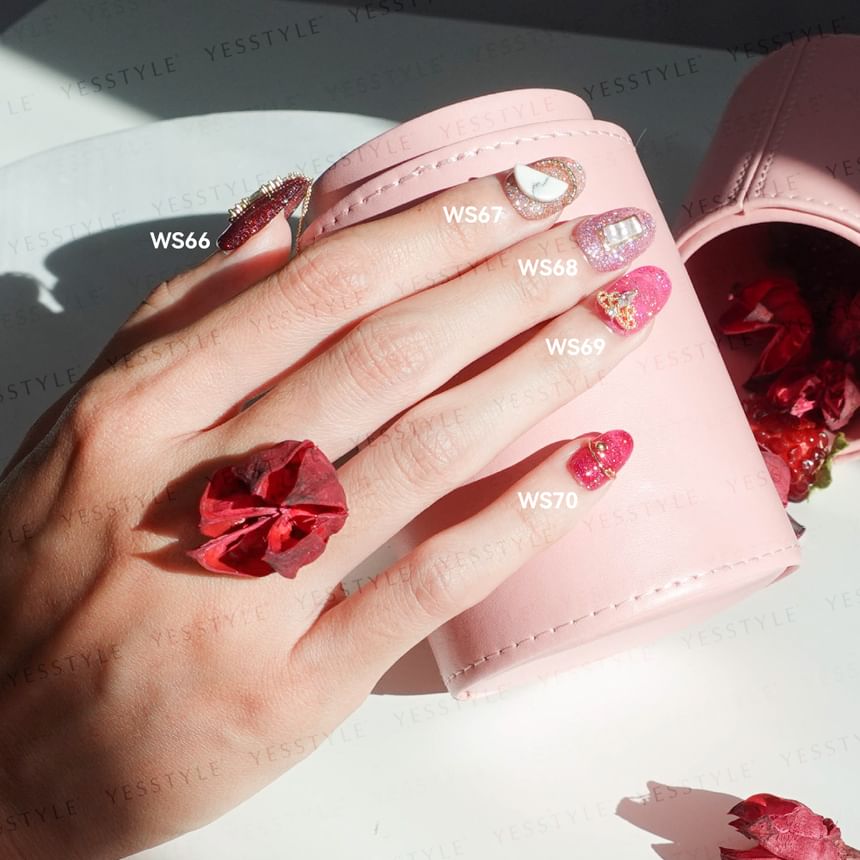 Cosplus - Nouveau Collection Nail Color Gel Fall In Strewlove WS70 Raspberry, 12ml, 50 g, 4713233397941