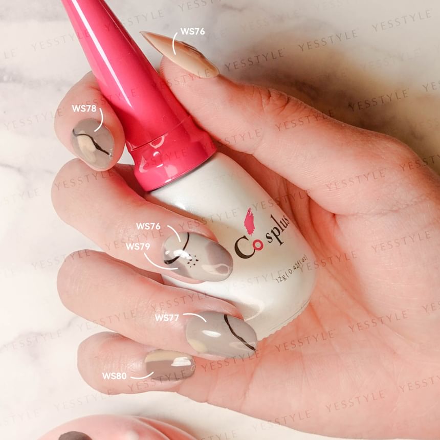 Cosplus - Nouveau Collection Nail Color Gel Dacquoise Apres-midi WS76 Buttercream, 12ml, 50 g, 4713233398009