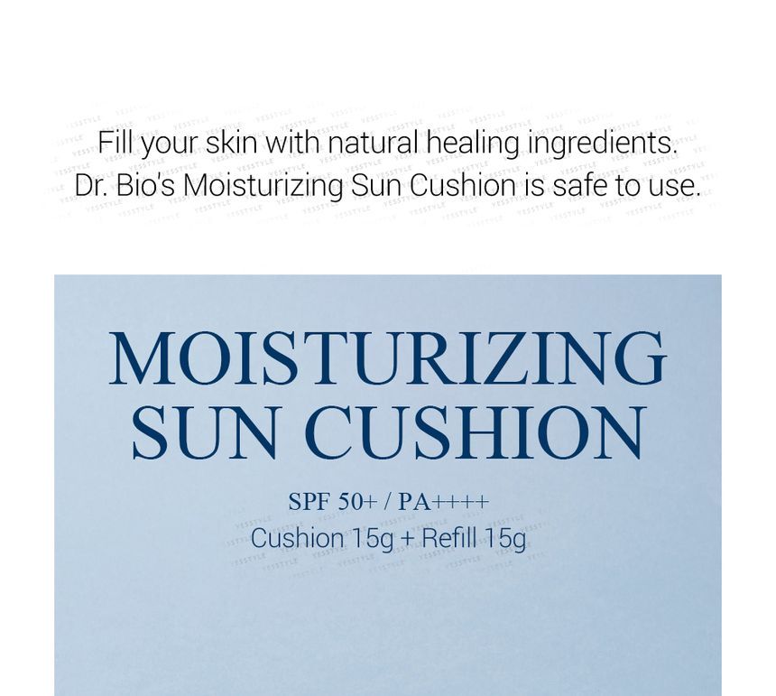 Dr. Bio - Moisturizing Sun Cushion Set, 2 pcs, 120 g, 8809541375095