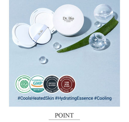 Dr. Bio - Moisturizing Sun Cushion Set, 2 pcs, 120 g, 8809541375095