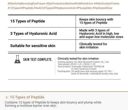 NEOGEN - Surmedic Perfection 100TM All In One Facial Eye Cream, 35ml, 58 g, 8809653240700