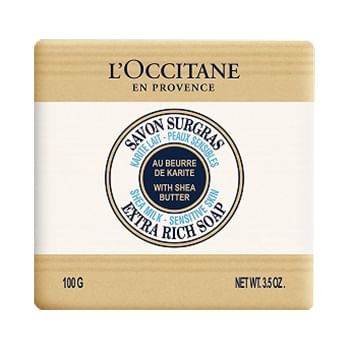 L’Occitane - Shea Milk Sensitive Skin Extra Rich Soap, 100g, 120 g, 3253581680513