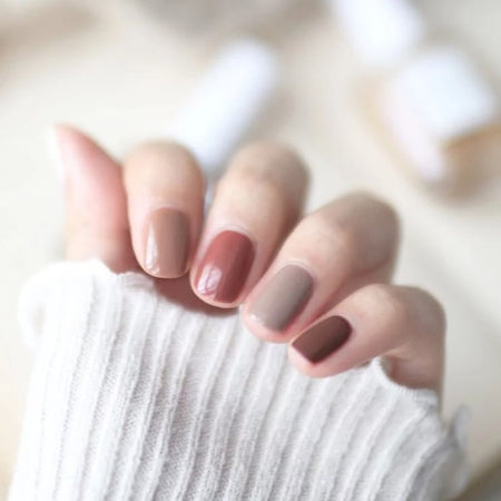 AQUA LALA - Classic 24K Gold Leaf Nail Polish Gift Set, 6 pcs, 477 g, 4892023001005