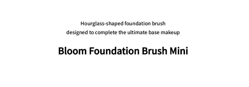 JAVIN DE SEOUL - Bloom Foundation Brush Mini, White, 50 g, 8809298734848