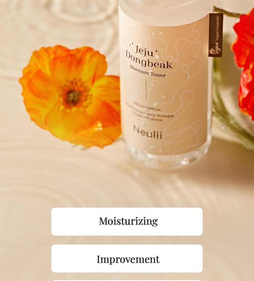 Neulii - Jeju Dongbeak Moisture Toner Mini, 50ml, 70 g, 8809591352404