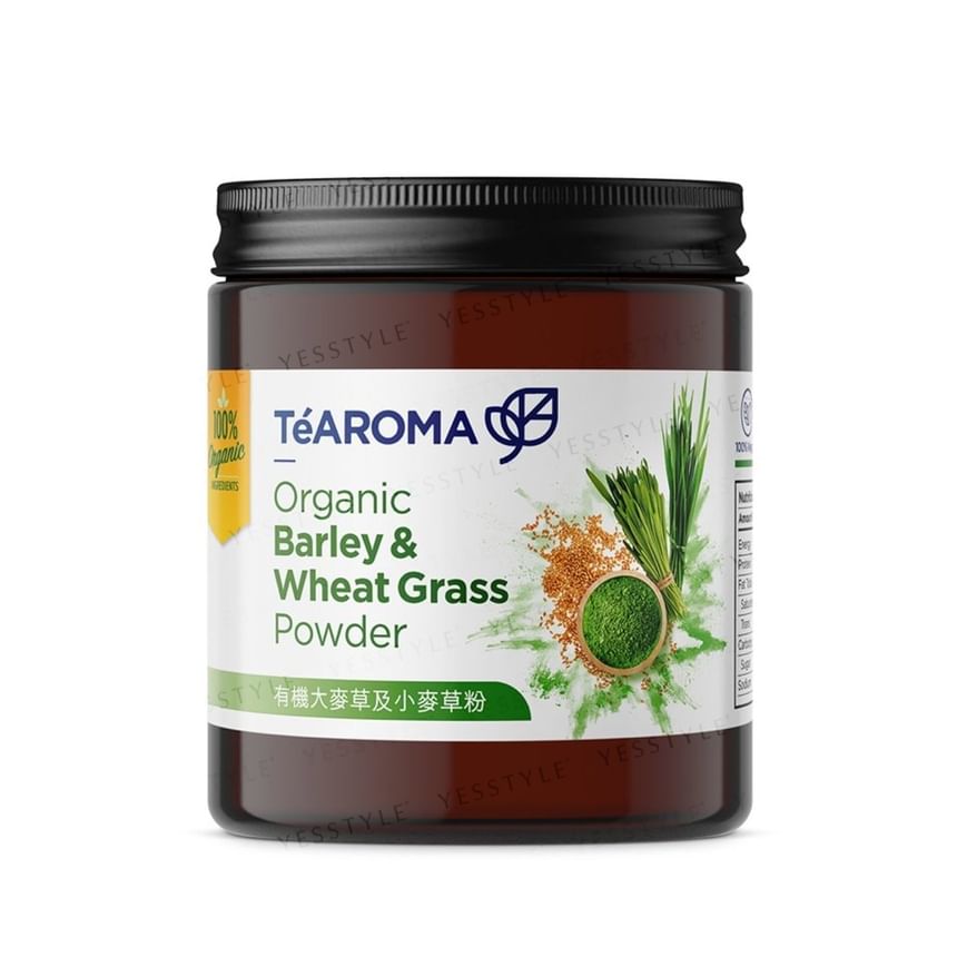 TeAROMA - Organic Barley and Wheatgrass Powder 150g, 150g, 170 g, 48950030150