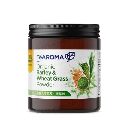 TeAROMA - Organic Barley and Wheatgrass Powder 150g, 150g, 170 g, 48950030150