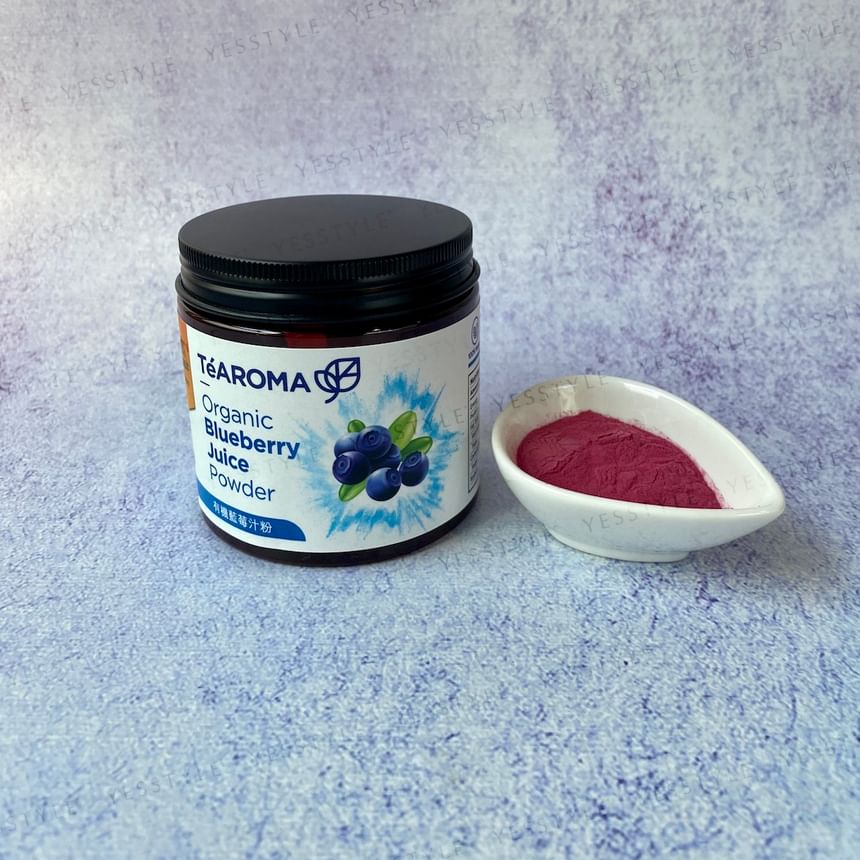 TeAROMA - Organic Blueberry Juice Powder 75g, 75g, 95 g, 48940020075