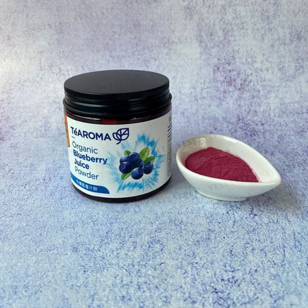 TeAROMA - Organic Blueberry Juice Powder 75g, 75g, 95 g, 48940020075