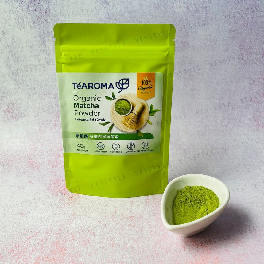 TeAROMA - Organic Matcha Powder, 40g, 48 g, 48960050040
