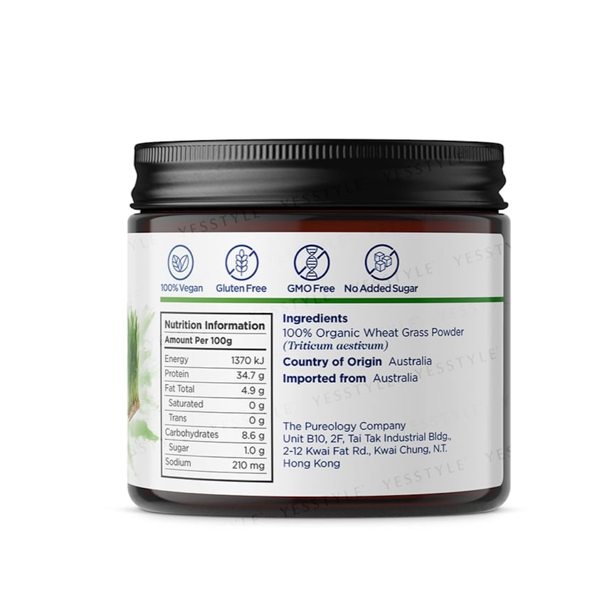TeAROMA - Organic Wheat Grass Powder 100g, 100g, 120 g, 48950070100