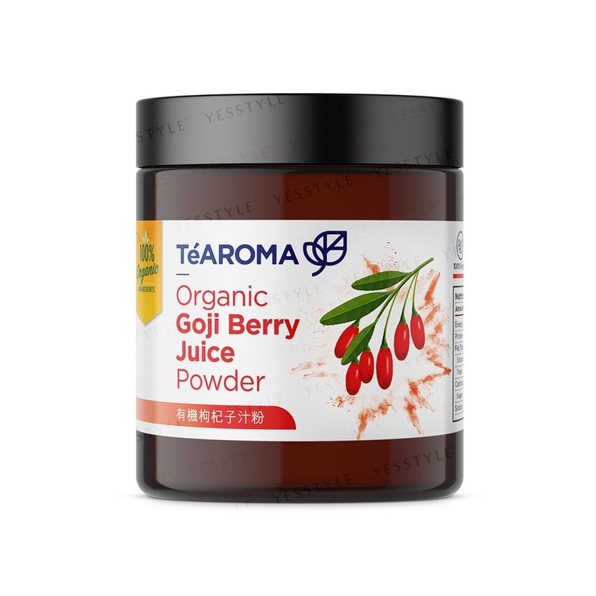 TeAROMA - Organic Goji Berry Juice Powder 125g, 125g, 145 g, 48940030125