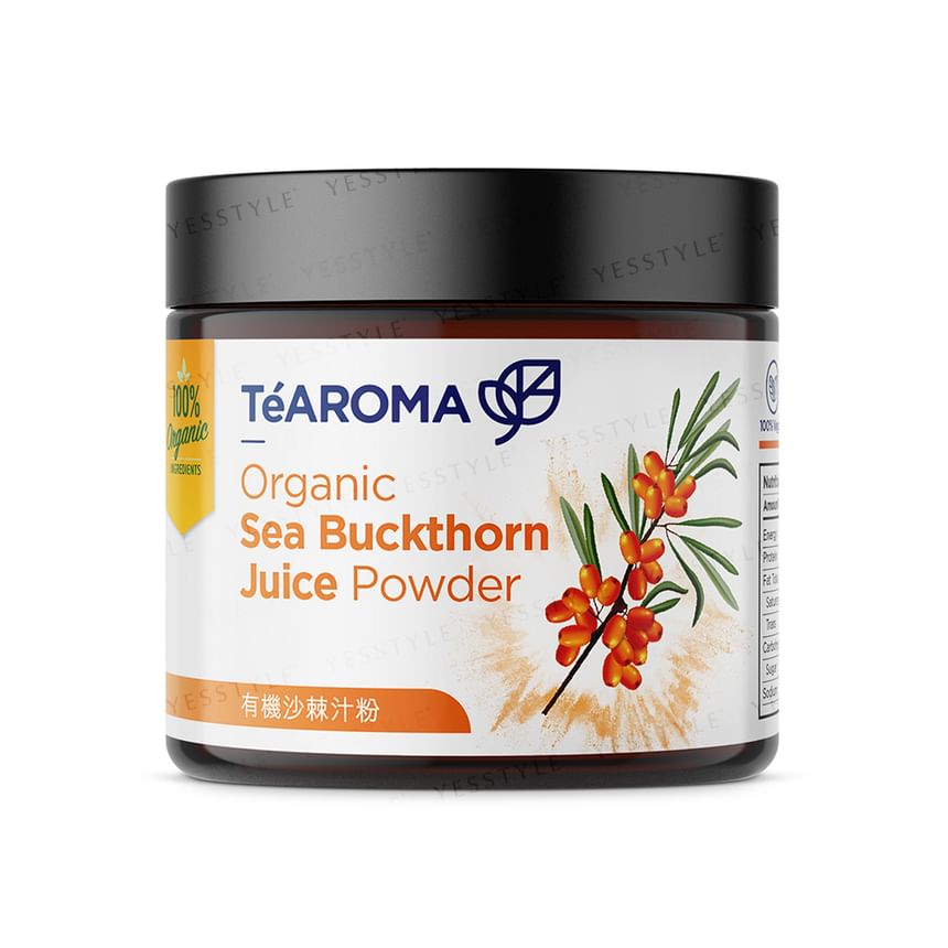 TeAROMA - Organic Sea Buckthorn Juice Powder 75g, 75g, 95 g, 48940070075