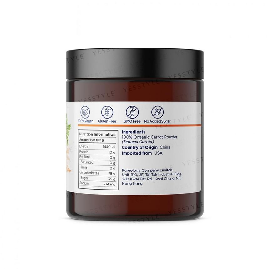 TeAROMA - Organic Carrot Powder 125g, 125g, 145 g, 48960080125