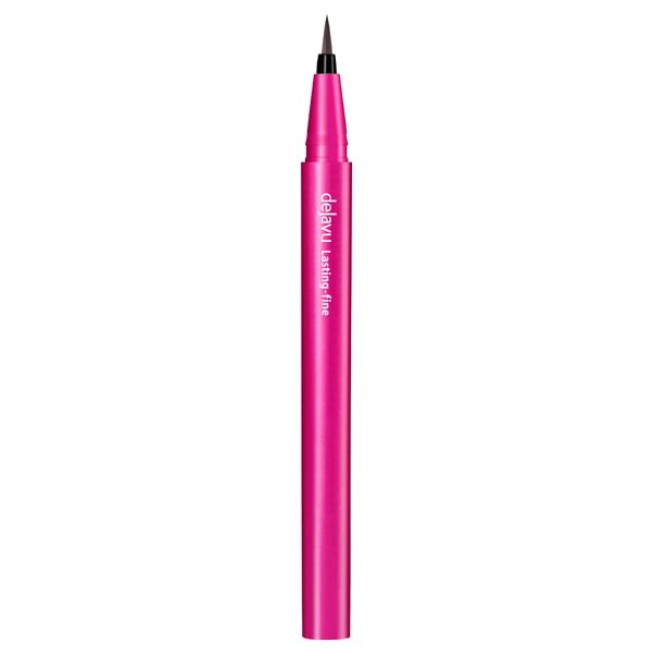 dejavu - Lasting-Fine Extra Brush Liquid Eyeliner, 3 Black Brown, 15 g, 4903335130830