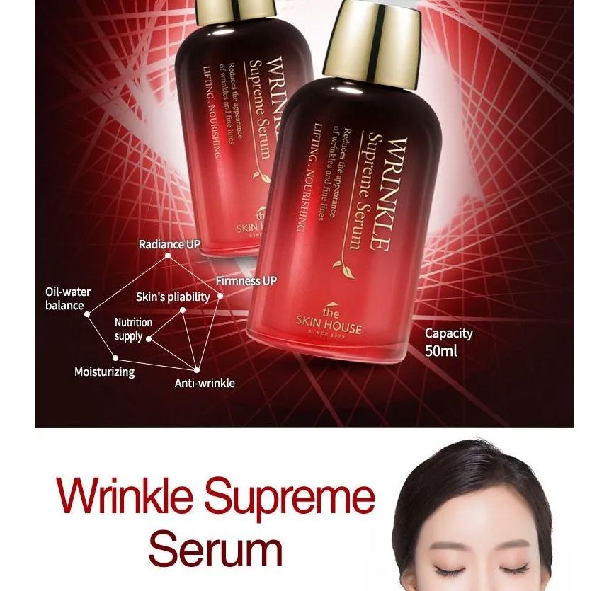 the SKIN HOUSE - Wrinkle Supreme Serum Mini, 20ml, 61 g, 8809080829998
