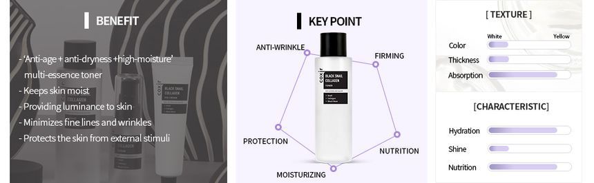 coxir - Black Snail Collagen Toner Mini, 30ml, 45 g, No Barcode
