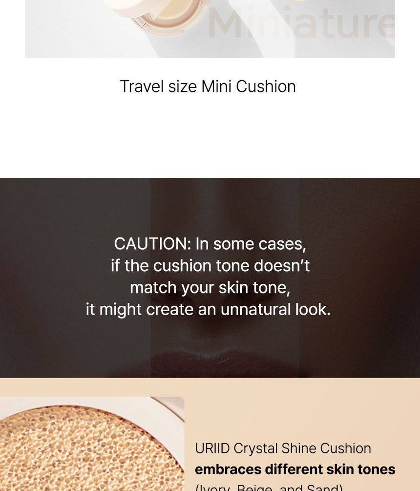 URIID - Crystal Shine Cushion Mini, 5.5g, 34 g, 8809776660539