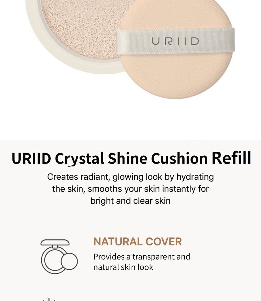 URIID - Crystal Shine Cushion Refill, 15g, 40 g, 8809776660515