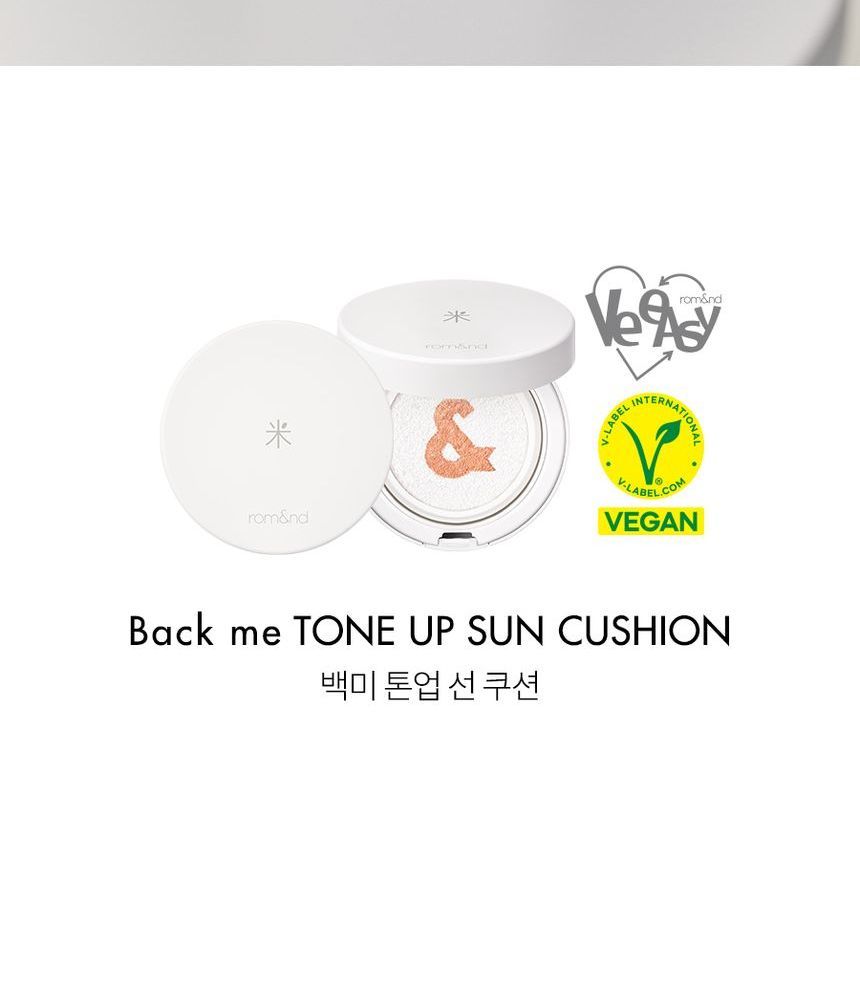 romand - Back Me Tone Up Sun Cushion, 11g, 76 g, 8809625246709