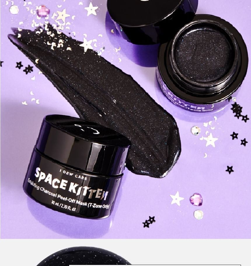 I DEW CARE - Space Kitten Exfoliating Charcoal Peel-Off Mask, 80ml, 186 g, 8806190720986
