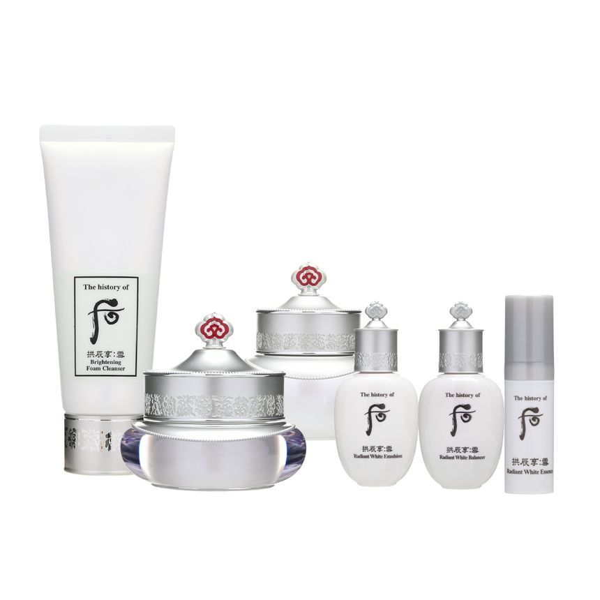 THE WHOO - Gongjinhyang Seol Radiant White Intensive 2pcs Set, 6 pcs, 846 g, 8801051250800