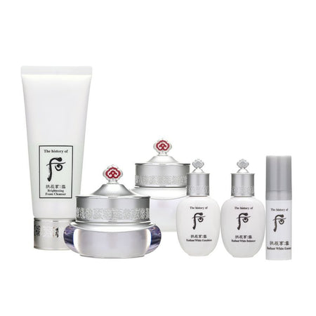THE WHOO - Gongjinhyang Seol Radiant White Intensive 2pcs Set, 6 pcs, 846 g, 8801051250800