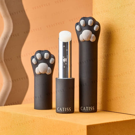 CATISS - Black Cat Paw Lip Balm Original Flavor & Colorless, 3g, 26 g, 4718009320666