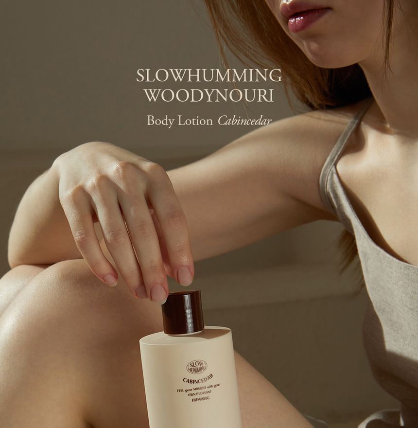 Slow Humming - Woodynouri Body Lotion Cabincedar, 300ml, 378 g, 8809716941483