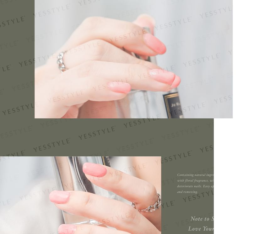 ALLOYA - Water-Based Natural Nail Polish Environmental Friendly 054 I Like Barbie, 10ml, 60 g, 6934849100543