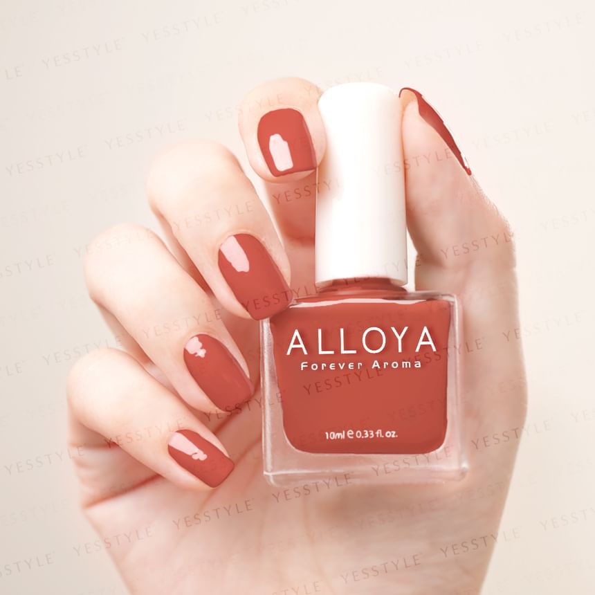 ALLOYA - Water-Based Natural Nail Polish Environmental Friendly 060 Space Just For Two Of Us, 10ml, 60 g, 6934849100604