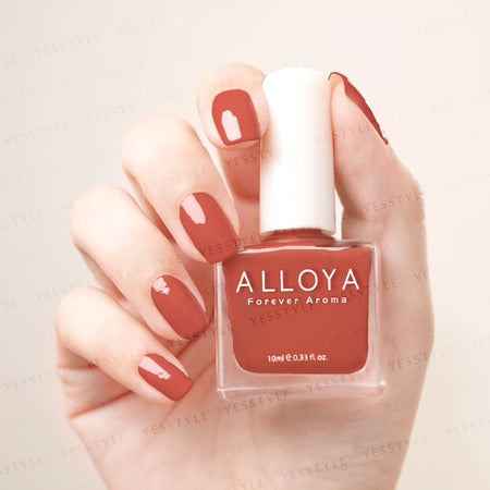 ALLOYA - Water-Based Natural Nail Polish Environmental Friendly 060 Space Just For Two Of Us, 10ml, 60 g, 6934849100604
