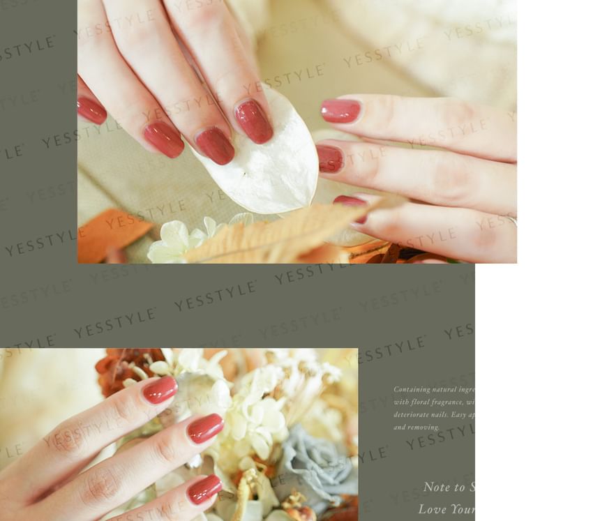 ALLOYA - Water-Based Natural Nail Polish Environmental Friendly 060 Space Just For Two Of Us, 10ml, 60 g, 6934849100604
