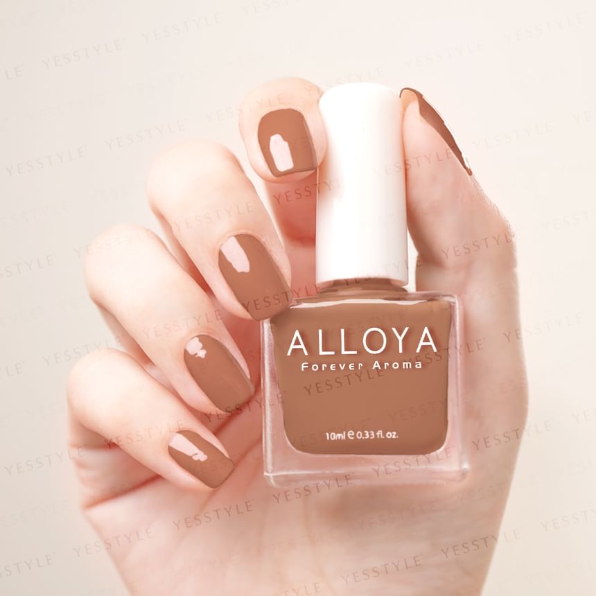 ALLOYA - Water-Based Natural Nail Polish Environmental Friendly 061 A Beagle In My Bag, 10ml, 60 g, 6934849100611
