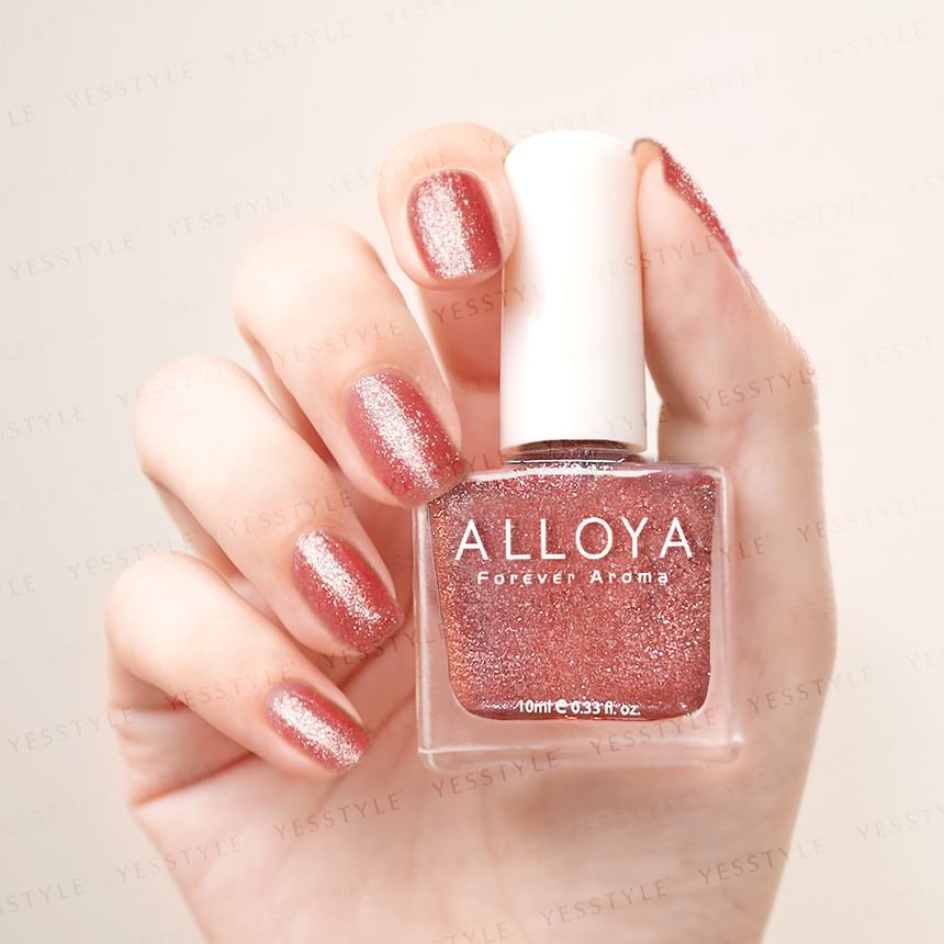 ALLOYA - Water-Based Natural Nail Polish Environmental Friendly 062 My Favorite Necklace, 10ml, 60 g, 6934849100628