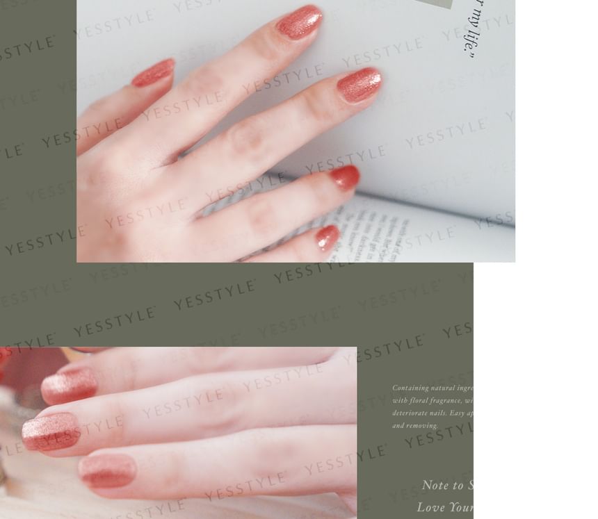 ALLOYA - Water-Based Natural Nail Polish Environmental Friendly 062 My Favorite Necklace, 10ml, 60 g, 6934849100628