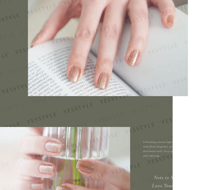 ALLOYA - Water-Based Natural Nail Polish Environmental Friendly 087 Glistering Beauty, 10ml, 60 g, 6934849100871