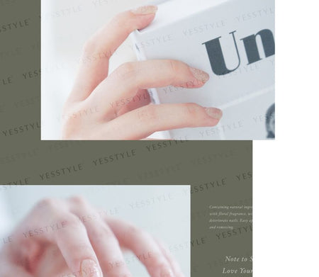 ALLOYA - Water-Based Natural Nail Polish Environmental Friendly 094 Silver Memories, 10ml, 60 g, 6934849100949
