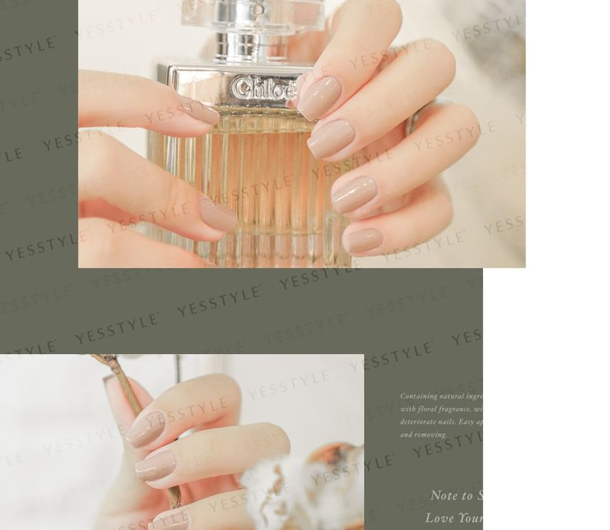 ALLOYA - Water-Based Natural Nail Polish Environmental Friendly 139 Pine Cone Cake, 10ml, 60 g, 6934849101397
