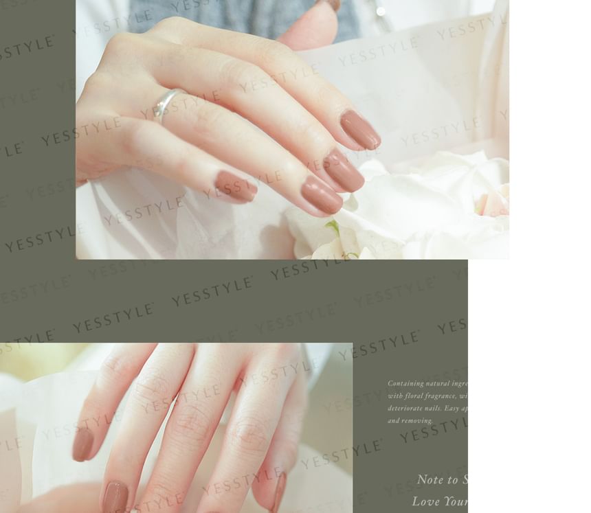 ALLOYA - Water-Based Natural Nail Polish Environmental Friendly 150 Berry Mousse, 10ml, 60 g, 6934849101502