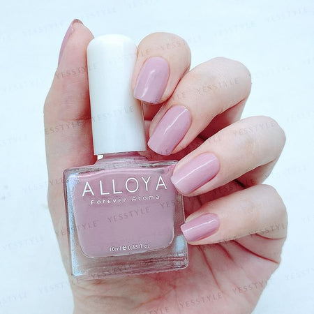 ALLOYA - Water-Based Natural Nail Polish Environmental Friendly 193 Lingna In Arashi, 10ml, 60 g, 6934849101939