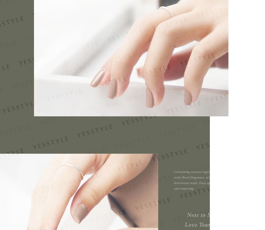 ALLOYA - Water-Based Natural Nail Polish Environmental Friendly 200 Colorful Nude, 10ml, 60 g, 6934849102004