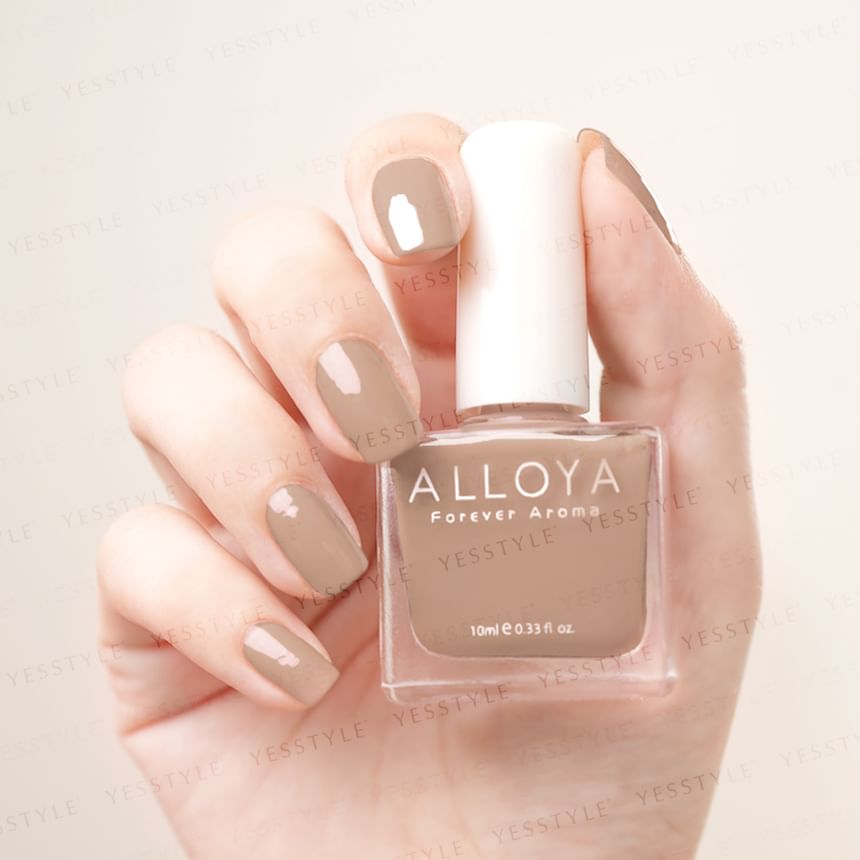 ALLOYA - Water-Based Natural Nail Polish Environmental Friendly 202 Luxurious Ice, 10ml, 60 g, 6934849102028